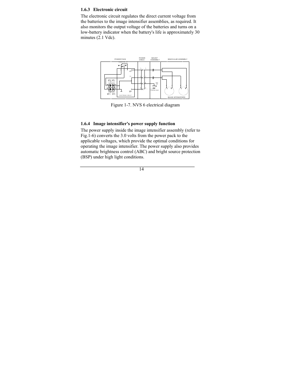 Figure 1-7. nvs 6 electrical diagram | Newcon Optik NVS 6 User Manual | Page 15 / 44