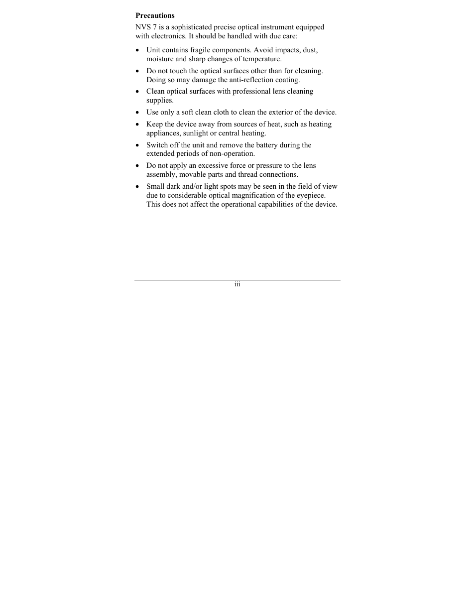 Newcon Optik NVS 7-4X User Manual | Page 3 / 24