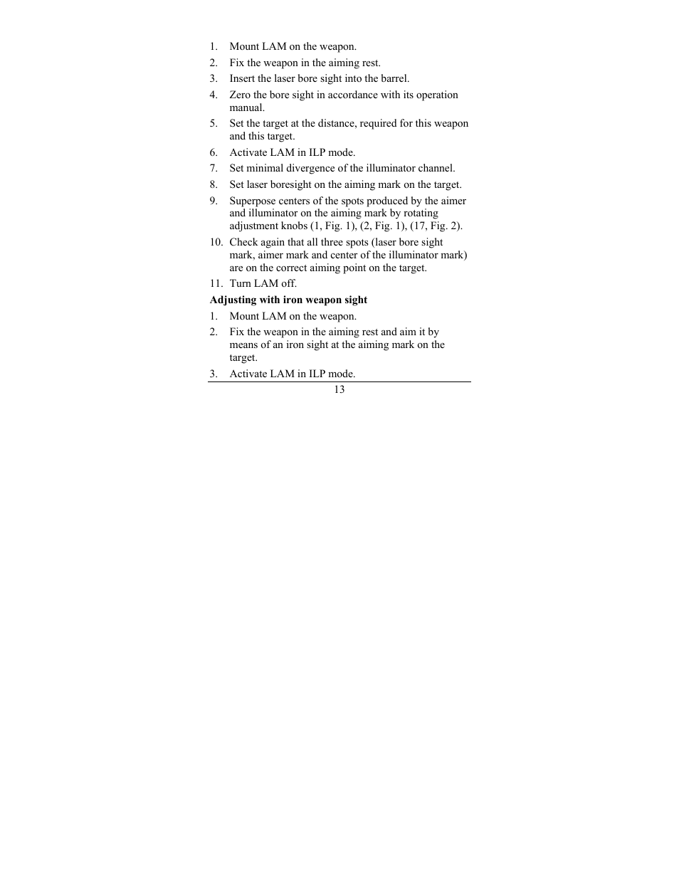 Newcon Optik LAM 3 IR User Manual | Page 17 / 32