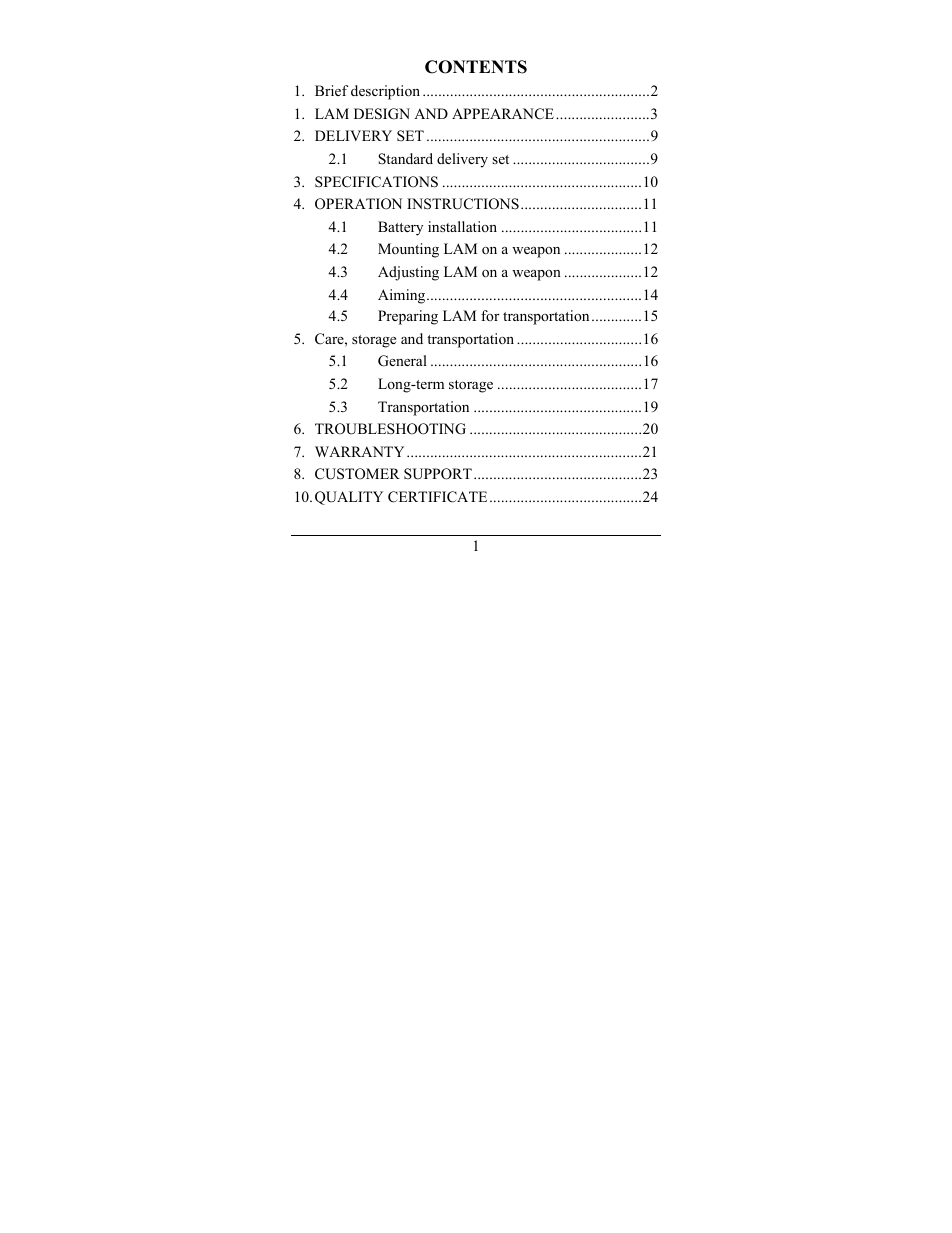 Newcon Optik LAM 3 IR User Manual | Page 5 / 32