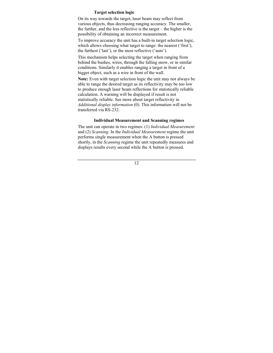 Newcon Optik LRF MOD 4EC User Manual | Page 15 / 40