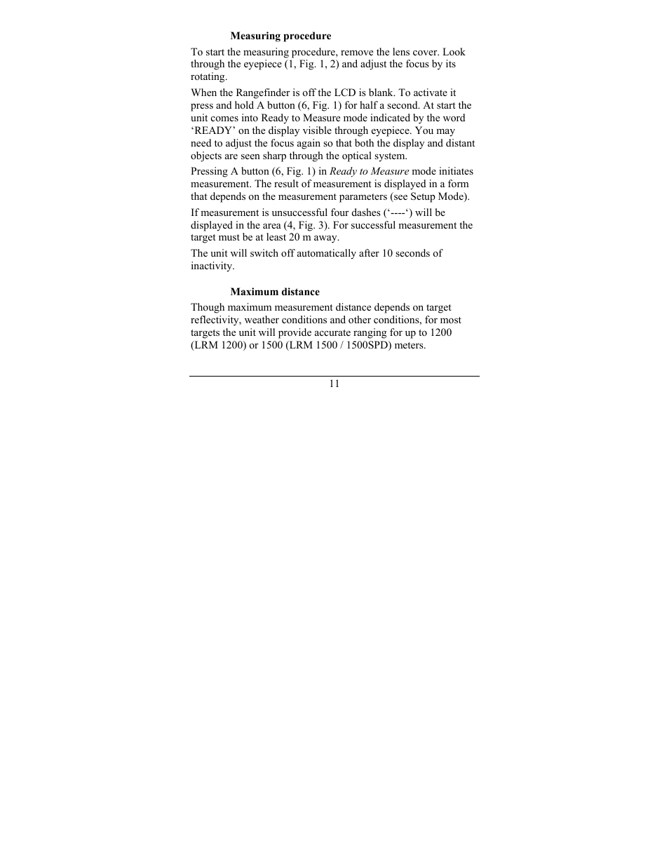 Newcon Optik NEWCON LRM1500SPD User Manual | Page 14 / 24