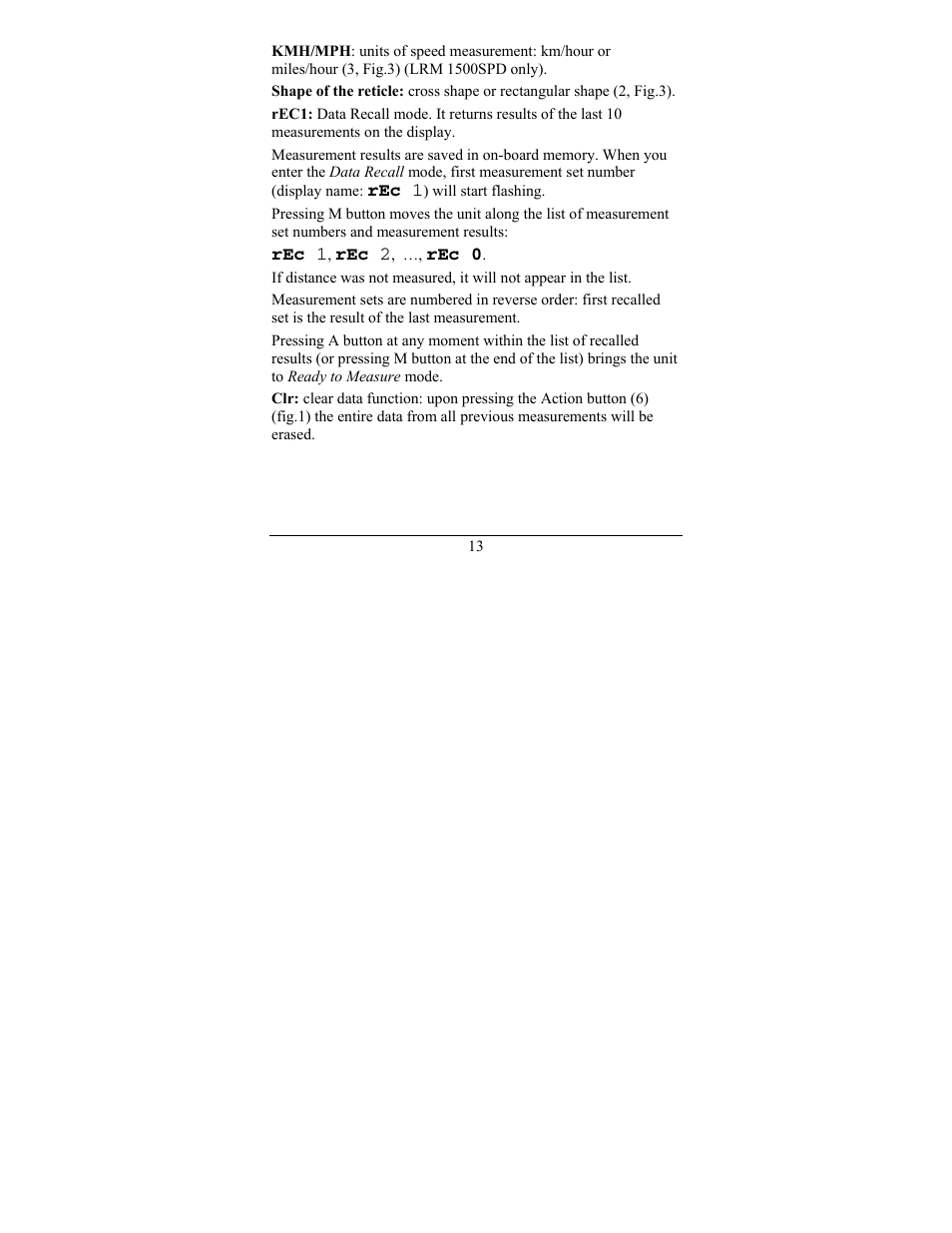 Newcon Optik NEWCON LRM1500SPD User Manual | Page 16 / 24