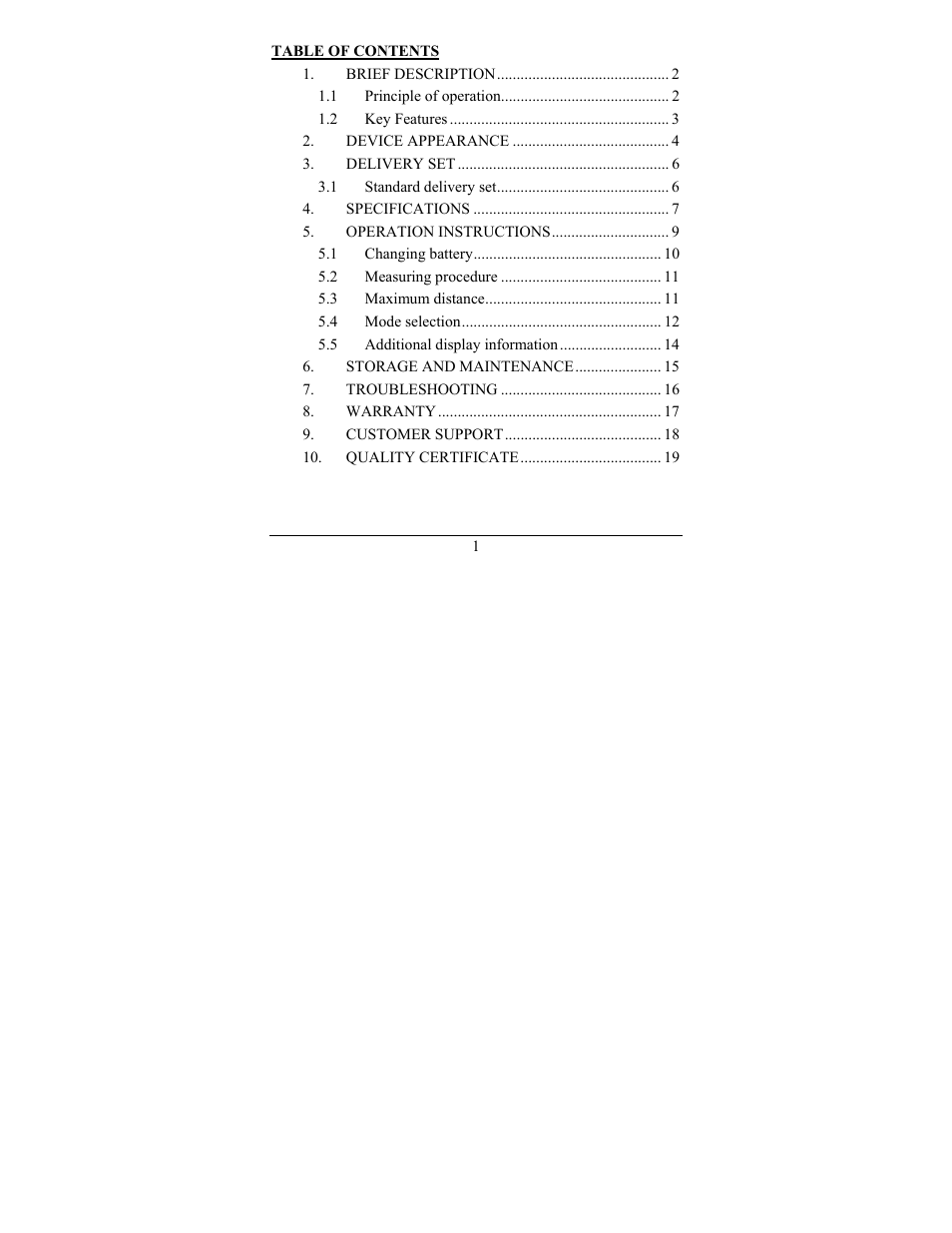 Newcon Optik NEWCON LRM1500SPD User Manual | Page 4 / 24