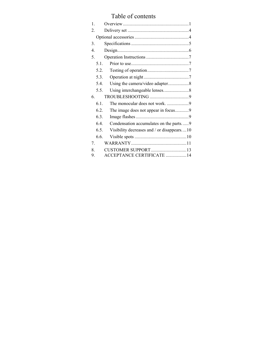 Newcon Optik 150 User Manual | Page 4 / 20