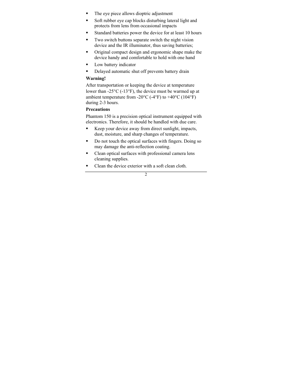 Newcon Optik 150 User Manual | Page 6 / 20