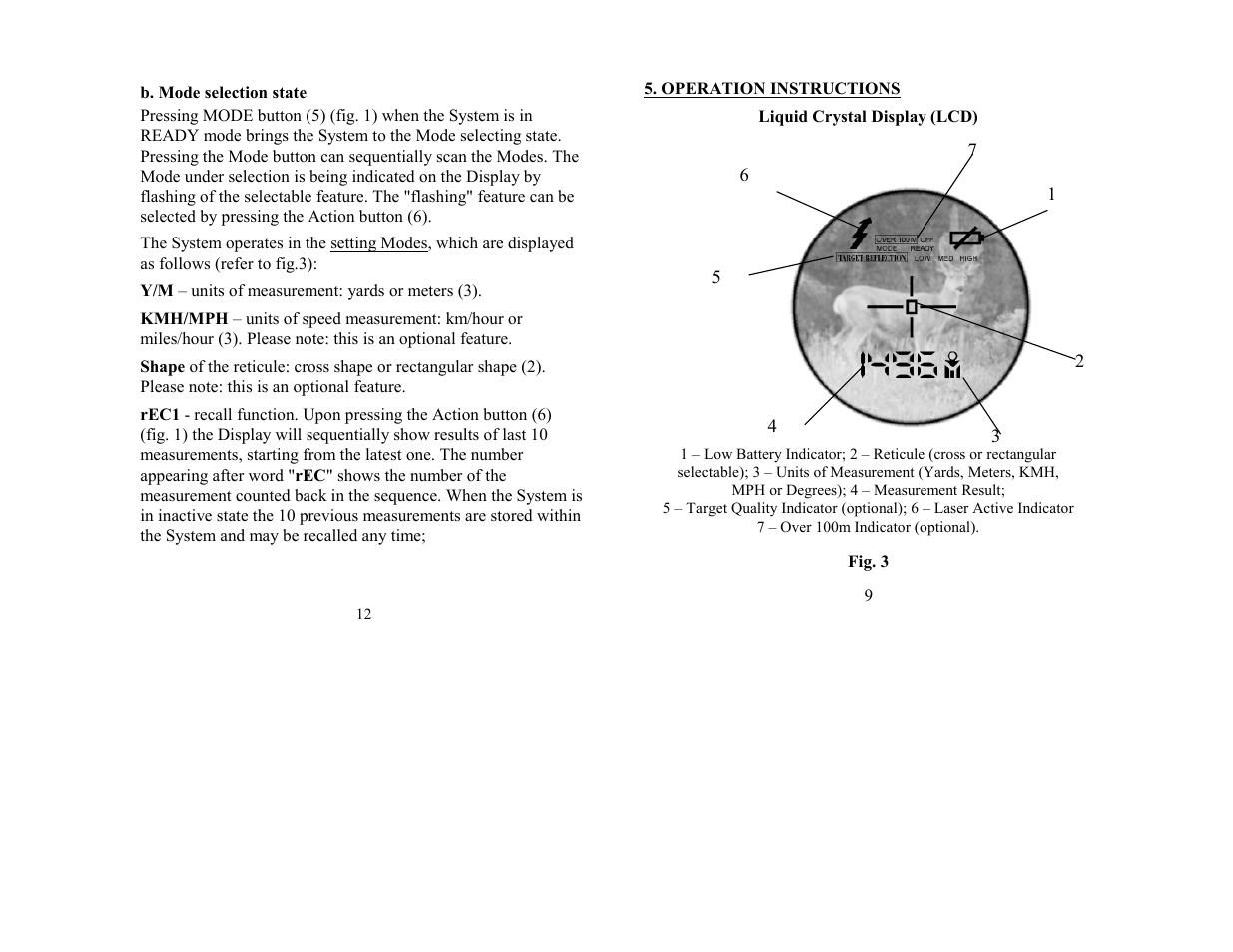 Fig. 3 | Newcon Optik LRB 7x50 User Manual | Page 9 / 10