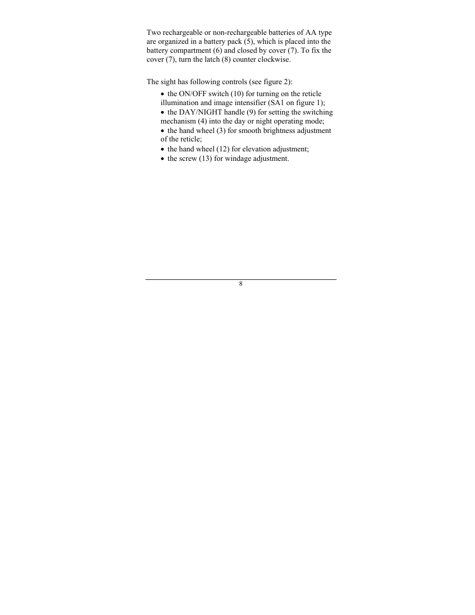 Newcon Optik DAY/NIGHT VISION SCOPE NVS 10MG User Manual | Page 12 / 28