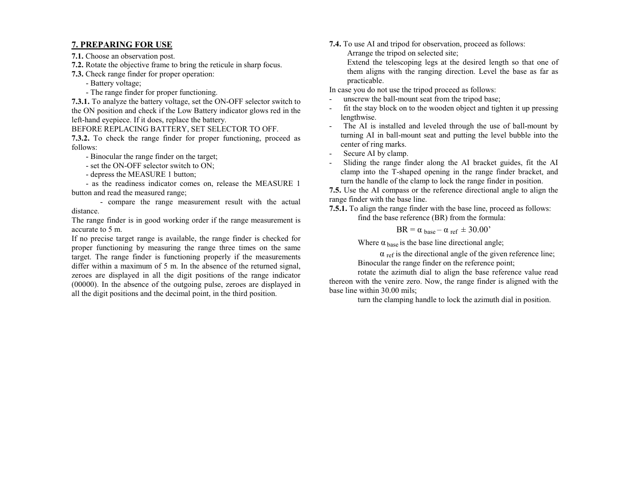 Newcon Optik NEWCON PHANTOM 20 User Manual | Page 9 / 27