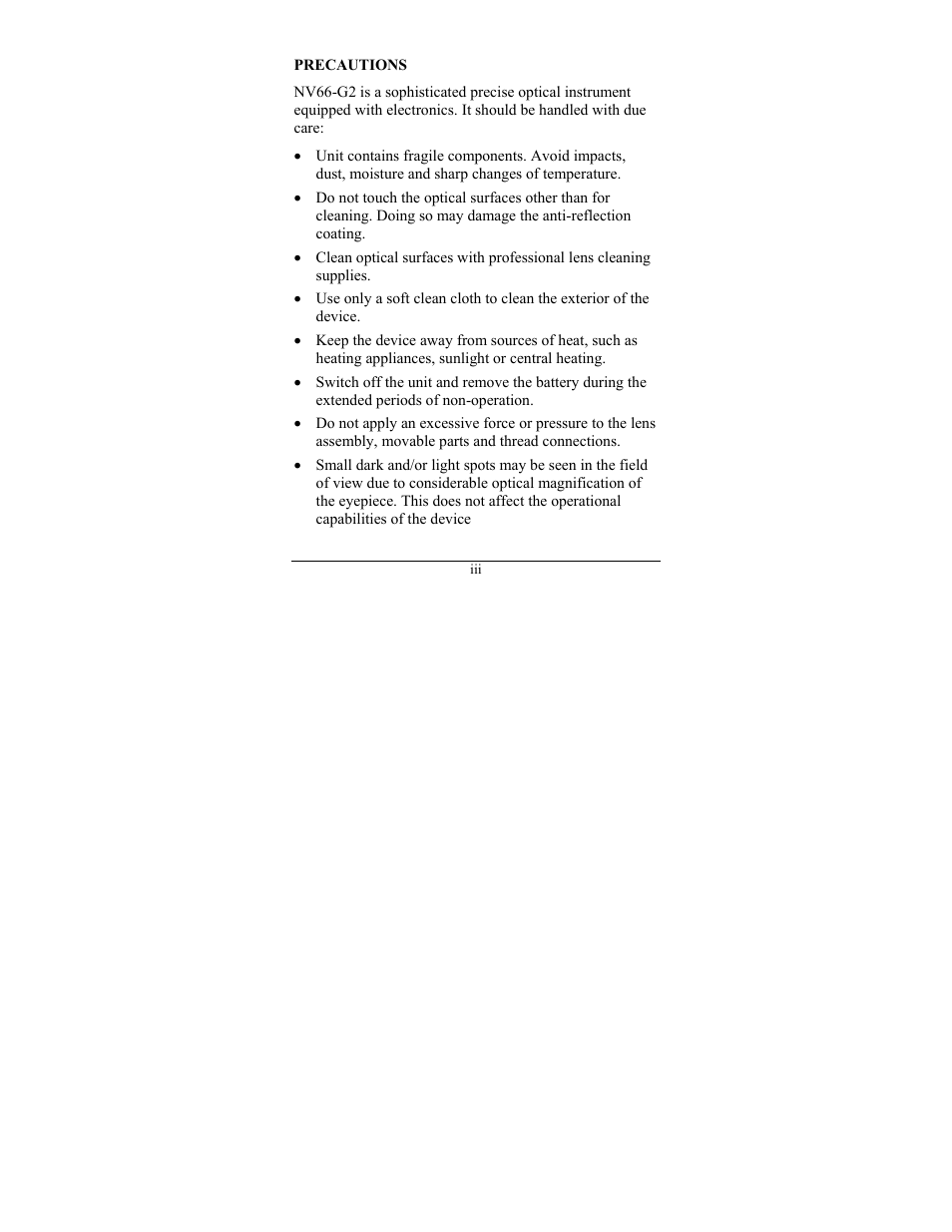 Newcon Optik NV66-G2 User Manual | Page 4 / 28