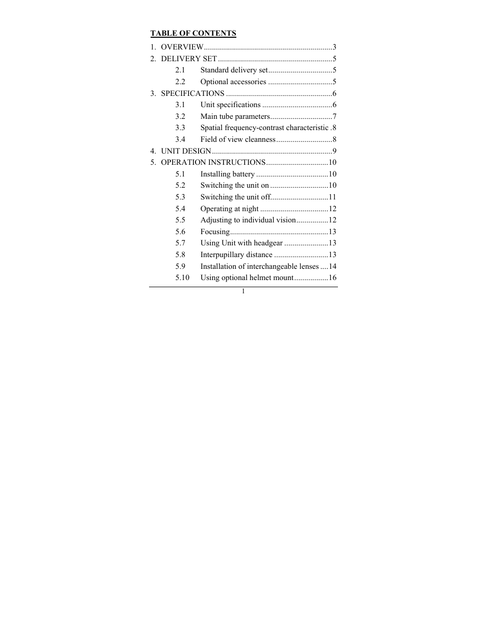 Newcon Optik NV66-G2 User Manual | Page 5 / 28
