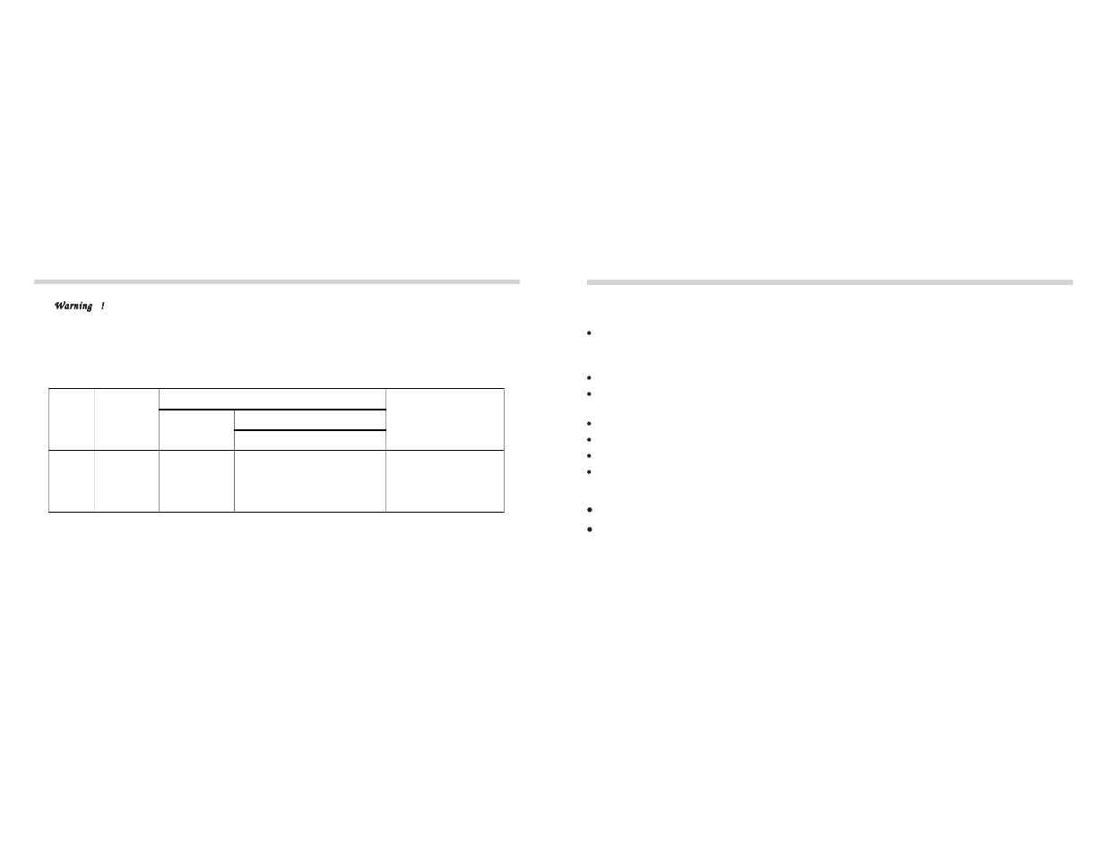 Technical specifications (cont) | Newcon Optik NIGHT VISION MONOCULAR User Manual | Page 4 / 13