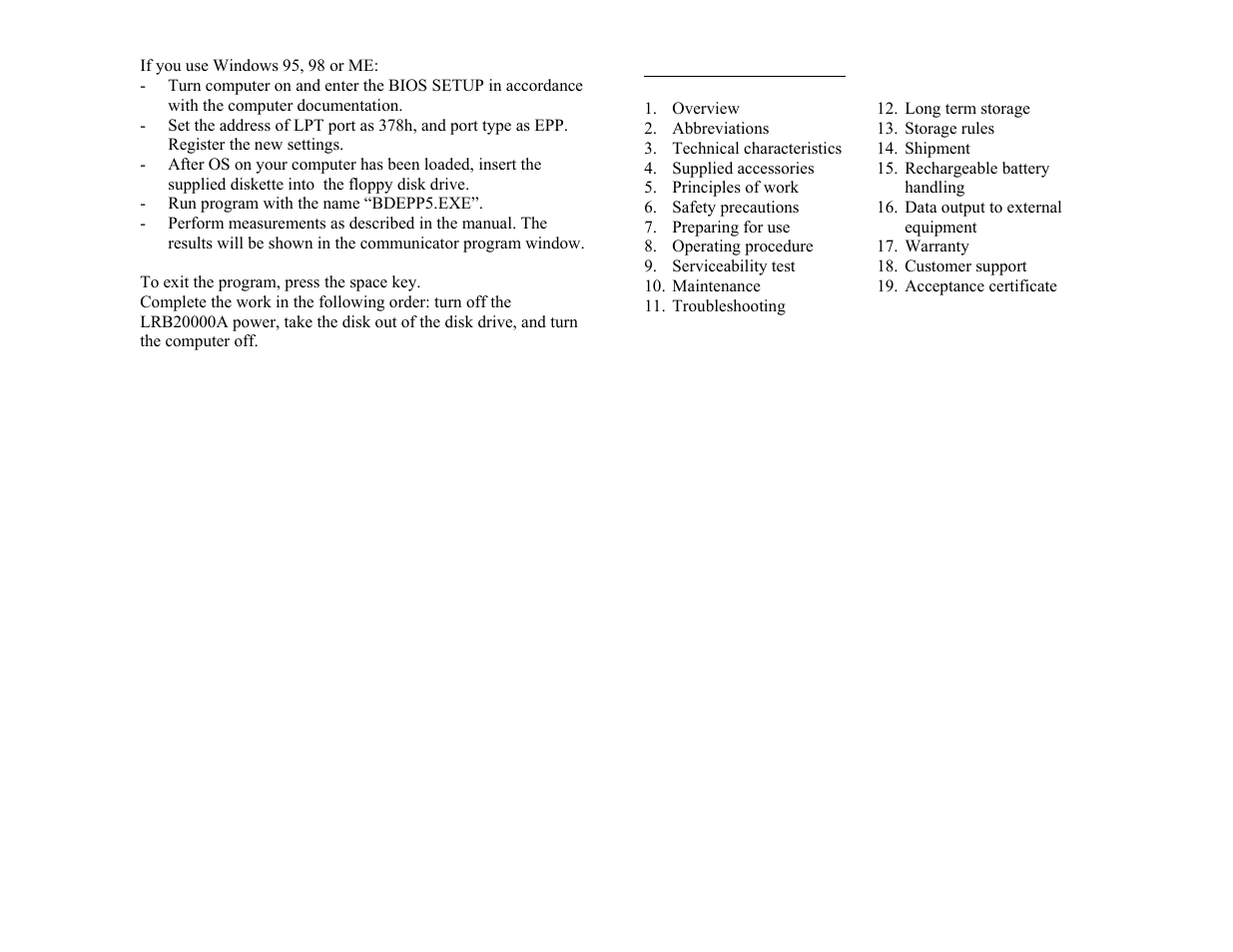 Newcon Optik LRB 20000 User Manual | Page 5 / 30