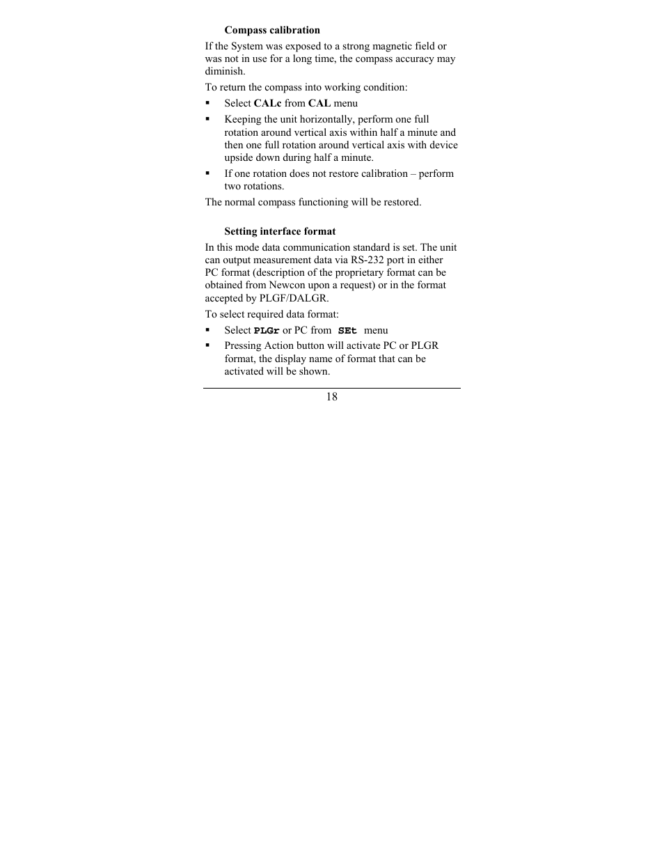 Newcon Optik LRB 6000CI User Manual | Page 22 / 36