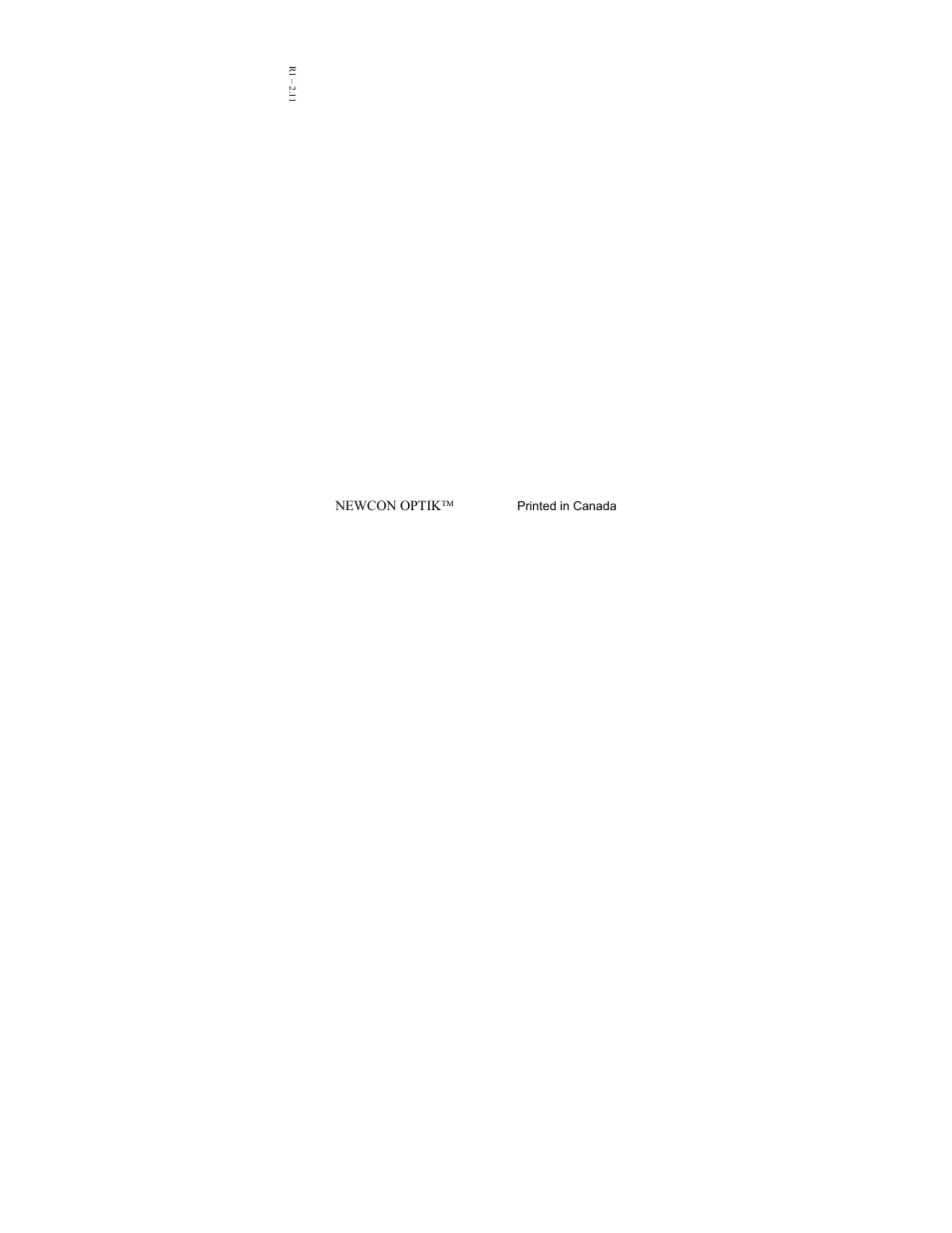 Newcon Optik LRB 6000CI User Manual | Page 36 / 36
