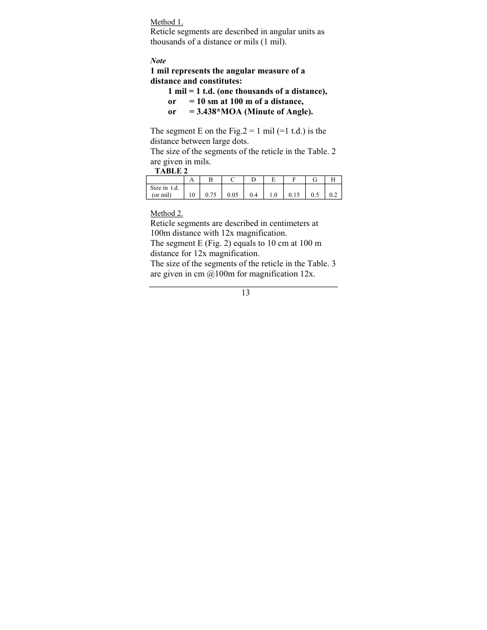 Newcon Optik NC 3-12X50 User Manual | Page 13 / 32