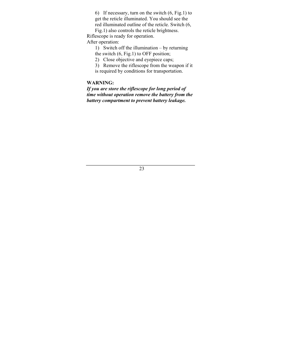 Newcon Optik NC 3-12X50 User Manual | Page 23 / 32