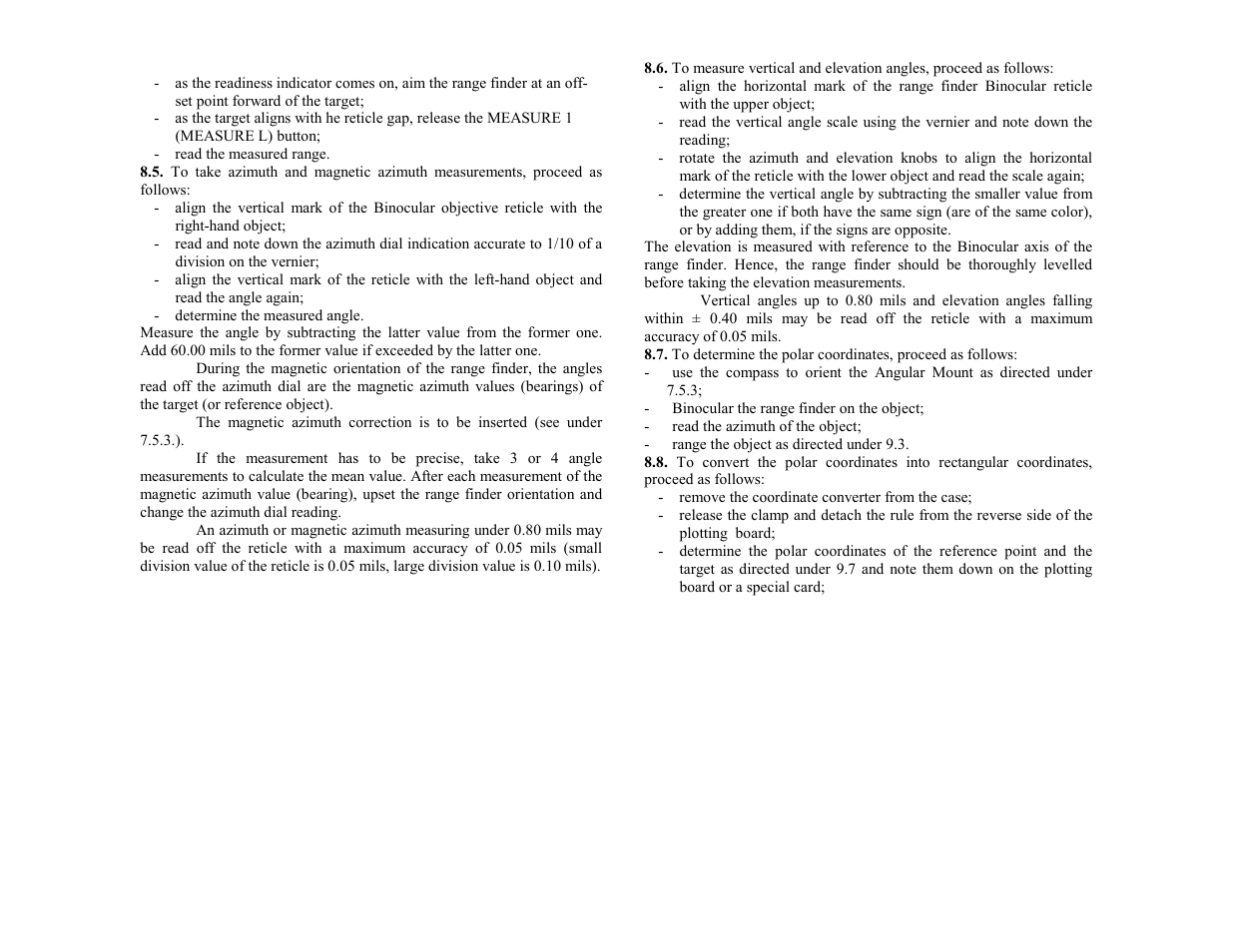 Newcon Optik LRB 20 000 User Manual | Page 12 / 27