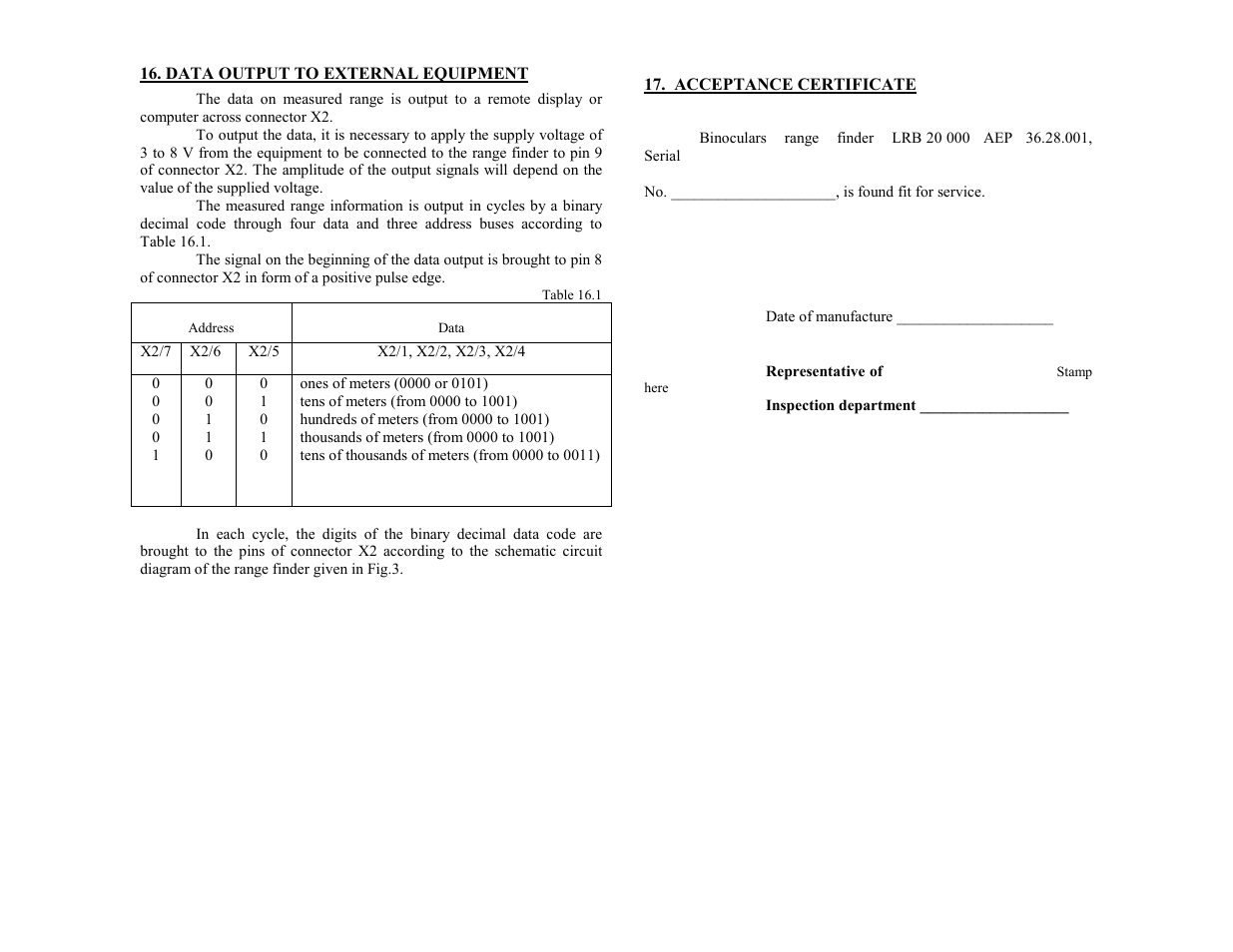 Newcon Optik LRB 20 000 User Manual | Page 22 / 27