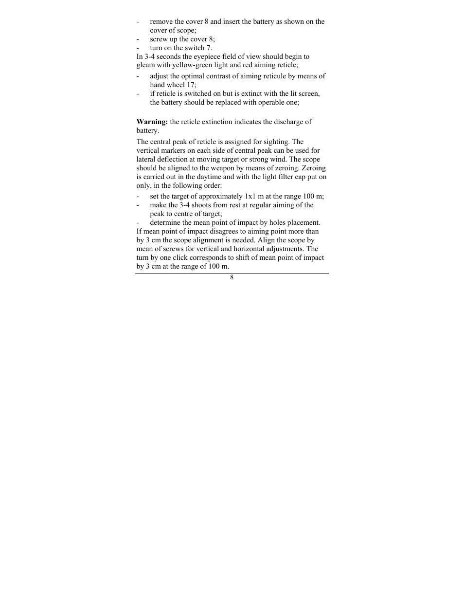 Newcon Optik NVS 4 User Manual | Page 11 / 20