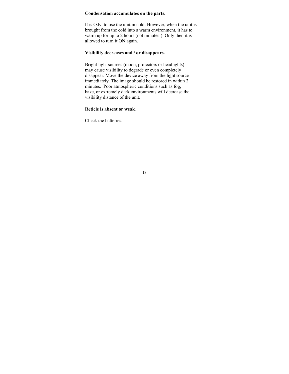 Newcon Optik NVS 4 User Manual | Page 16 / 20