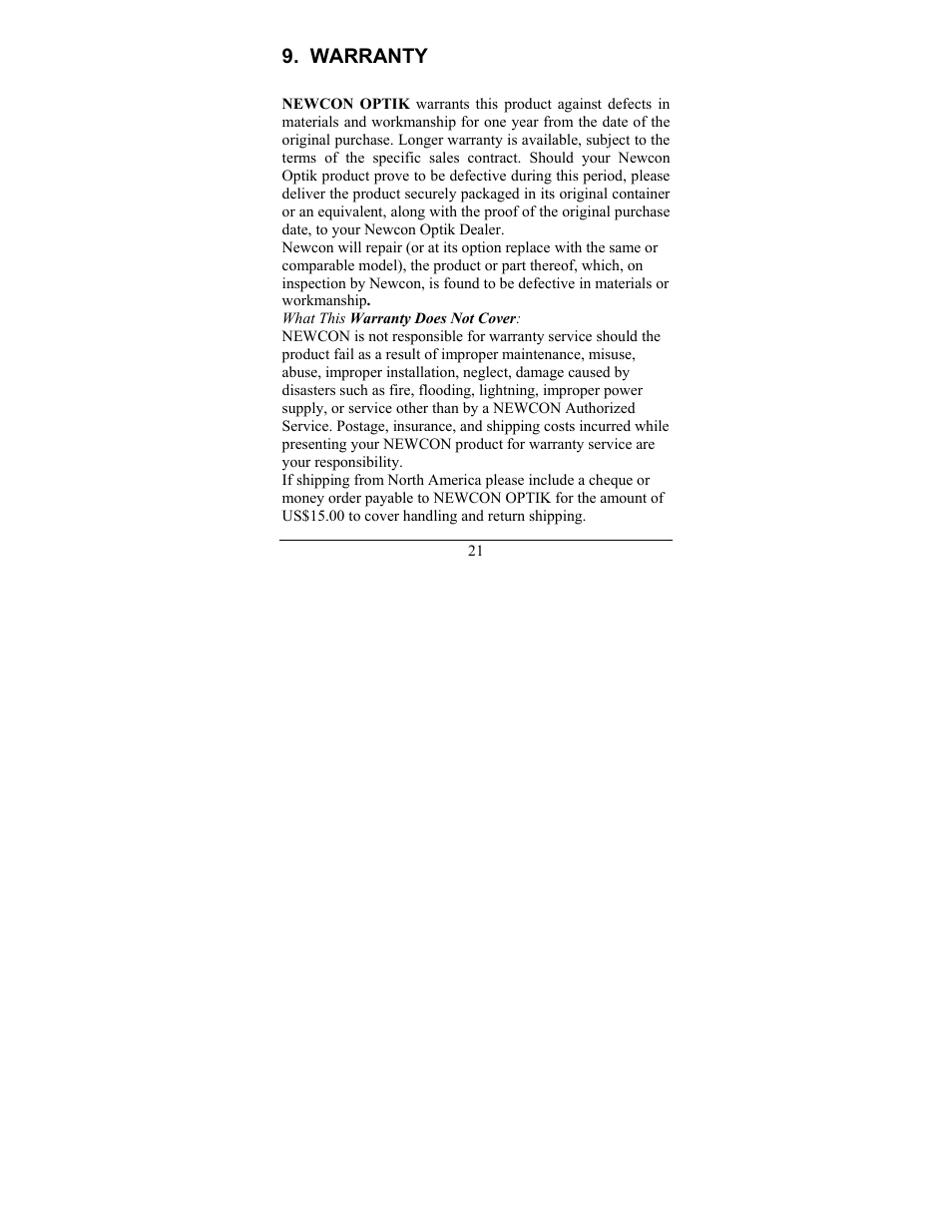 Newcon Optik LRB 3000PRO User Manual | Page 25 / 28