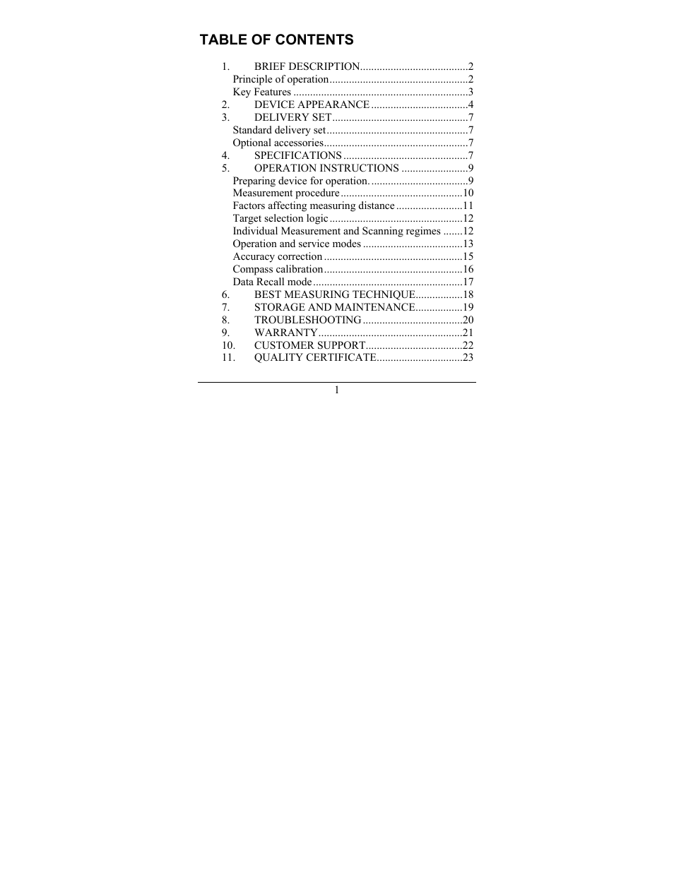 Newcon Optik LRB 3000PRO User Manual | Page 5 / 28