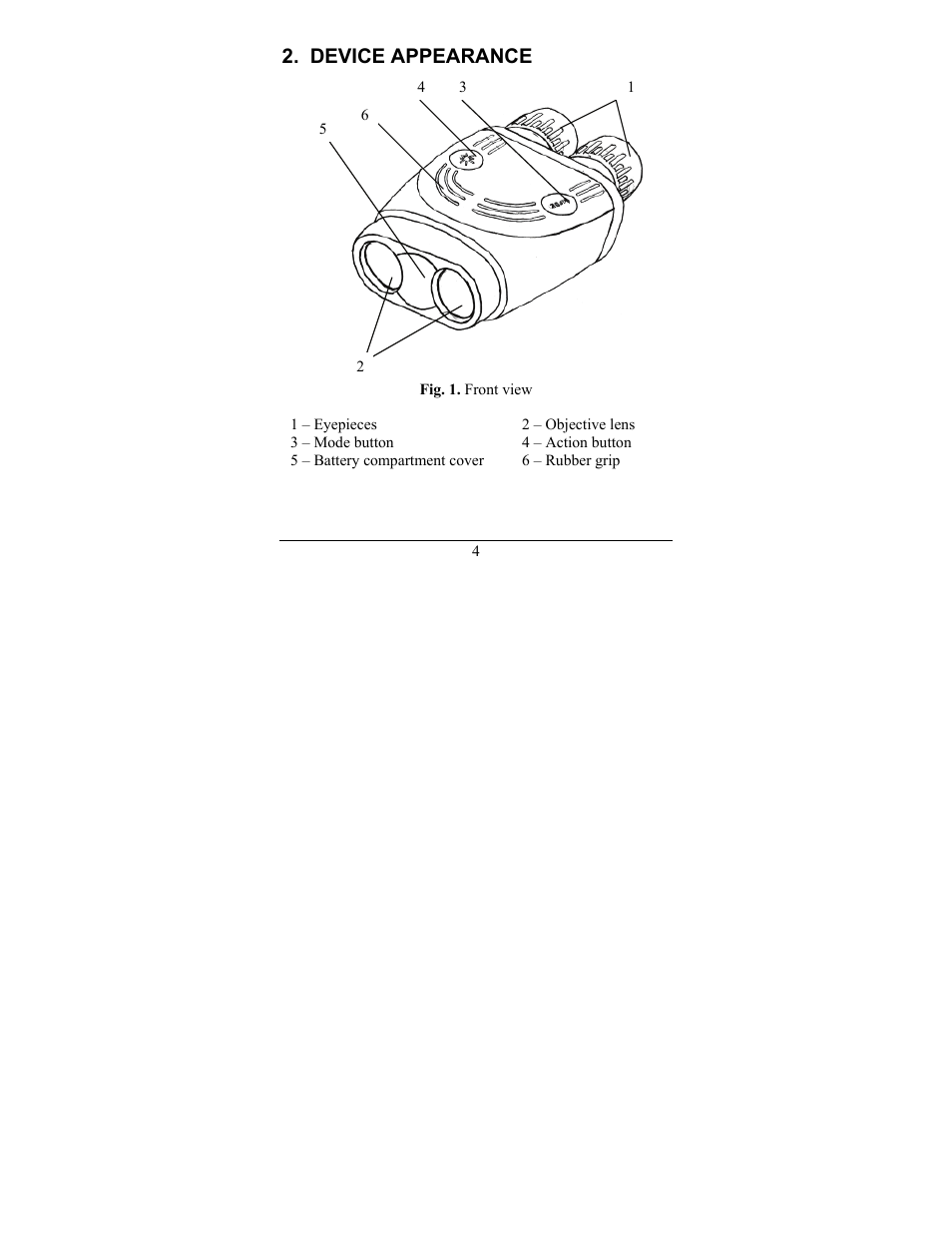 Device appearance | Newcon Optik LRB 3000PRO User Manual | Page 8 / 28