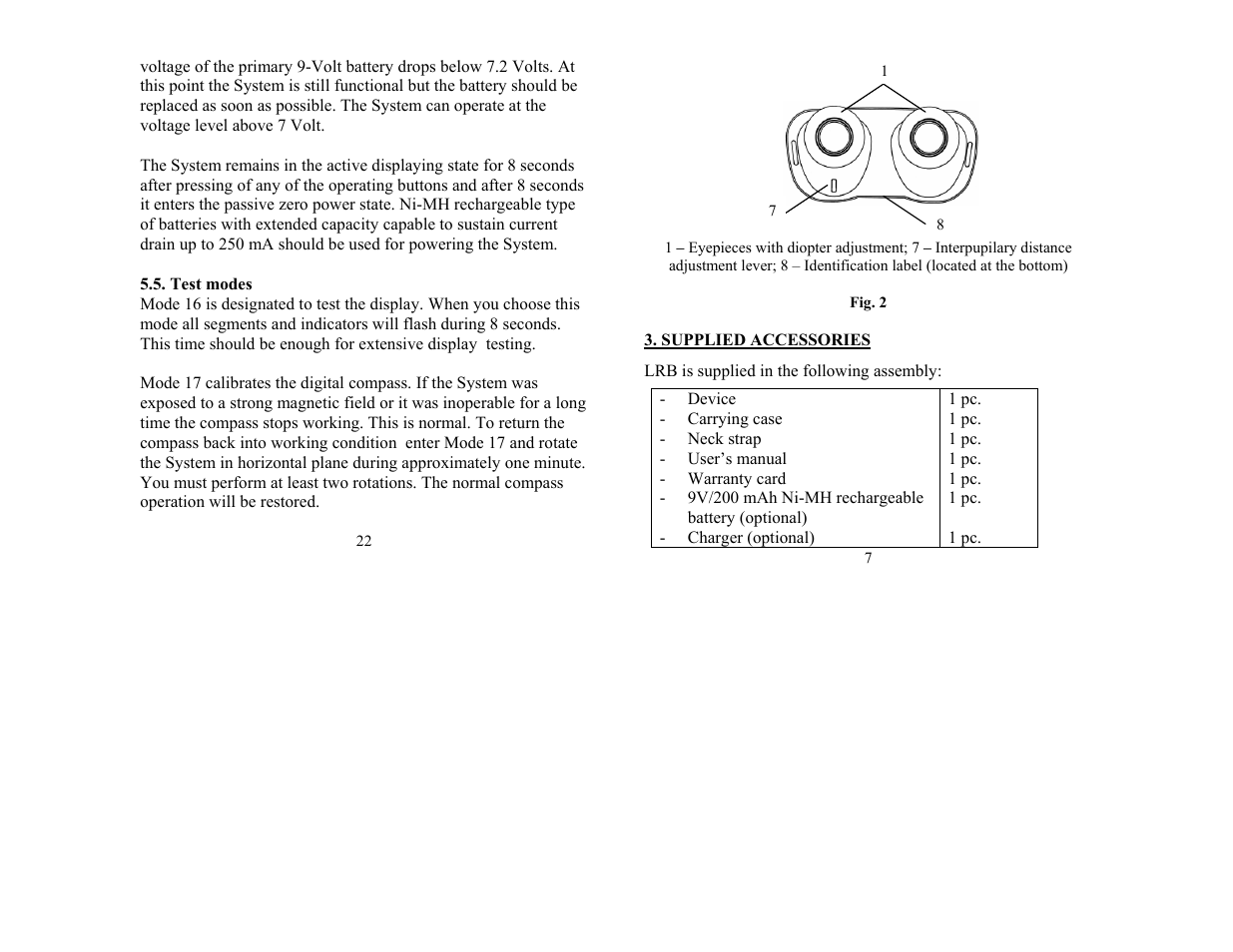 Newcon Optik NEWCON LRB 3000 PRO User Manual | Page 7 / 14
