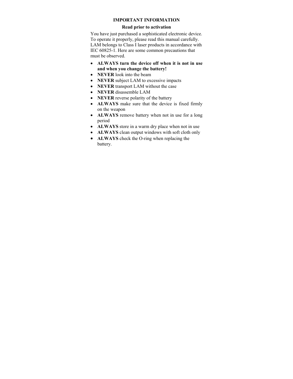 Newcon Optik LAM 10M IR User Manual | Page 3 / 24