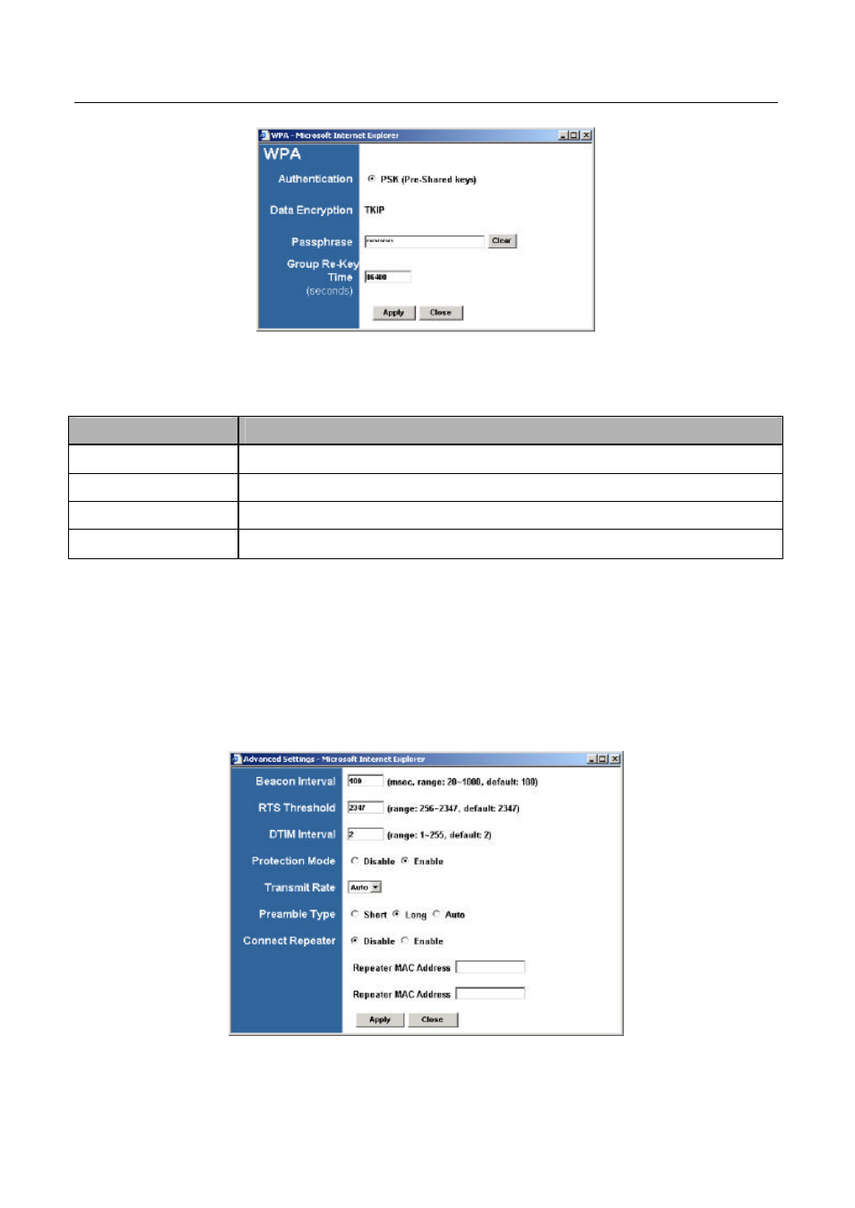 2 ap router mode - advanced settings | Netac Tech T600 User Manual | Page 19 / 53