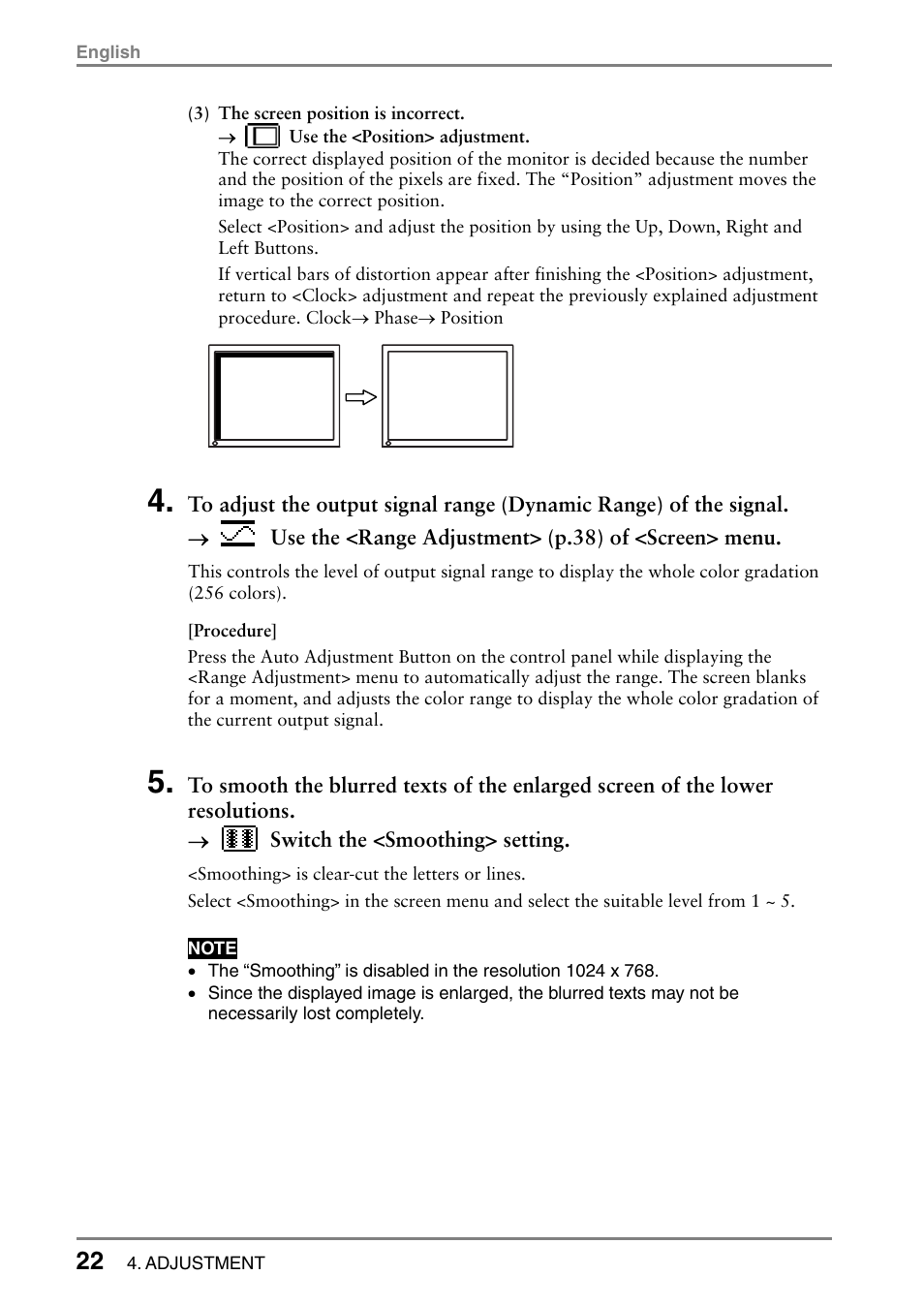 Eizo FlexScan L362T User Manual | Page 22 / 43