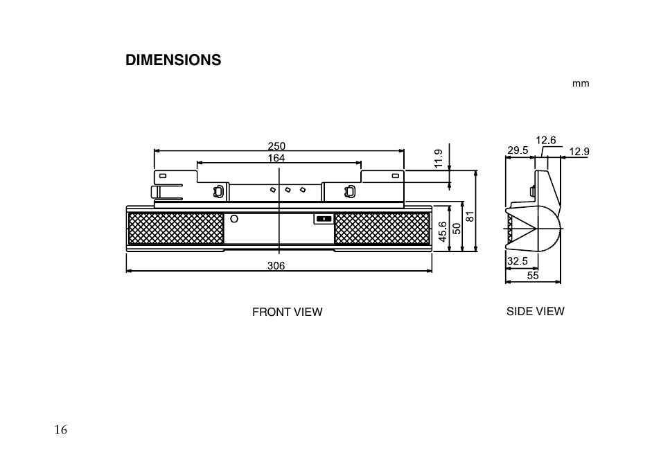 Dimensions | Eizo i I-SOUND L2 User Manual | Page 17 / 18