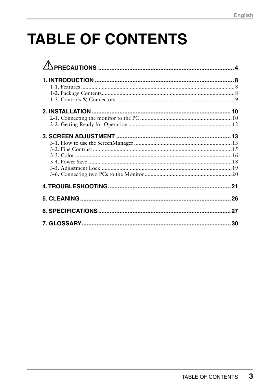 Eizo T566 User Manual | Page 3 / 36