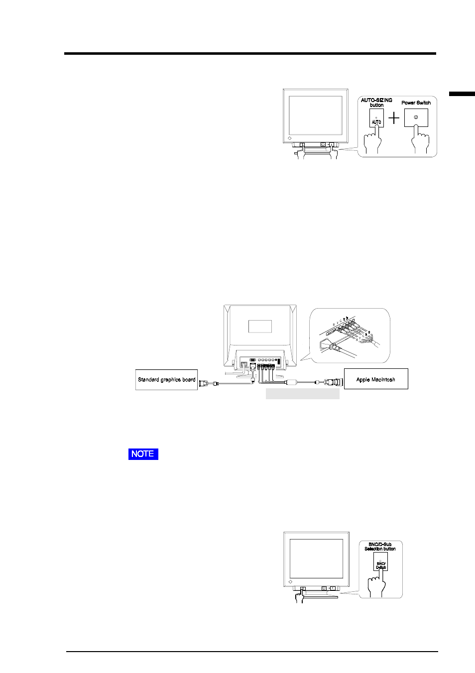 Getting the most from your monitor, 1 adjustment lock, 2 connecting two pcs to the monitor | 4 getting the most from your monitor | Eizo TX D7 User Manual | Page 43 / 58