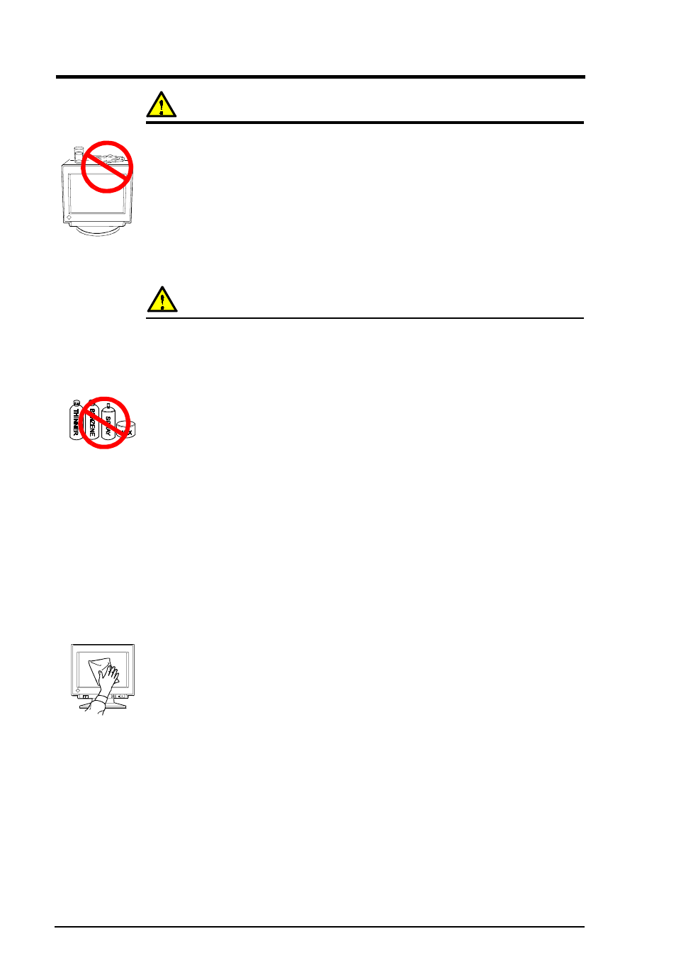 Cleaning, 5 cleaning | Eizo TX D7 User Manual | Page 48 / 58
