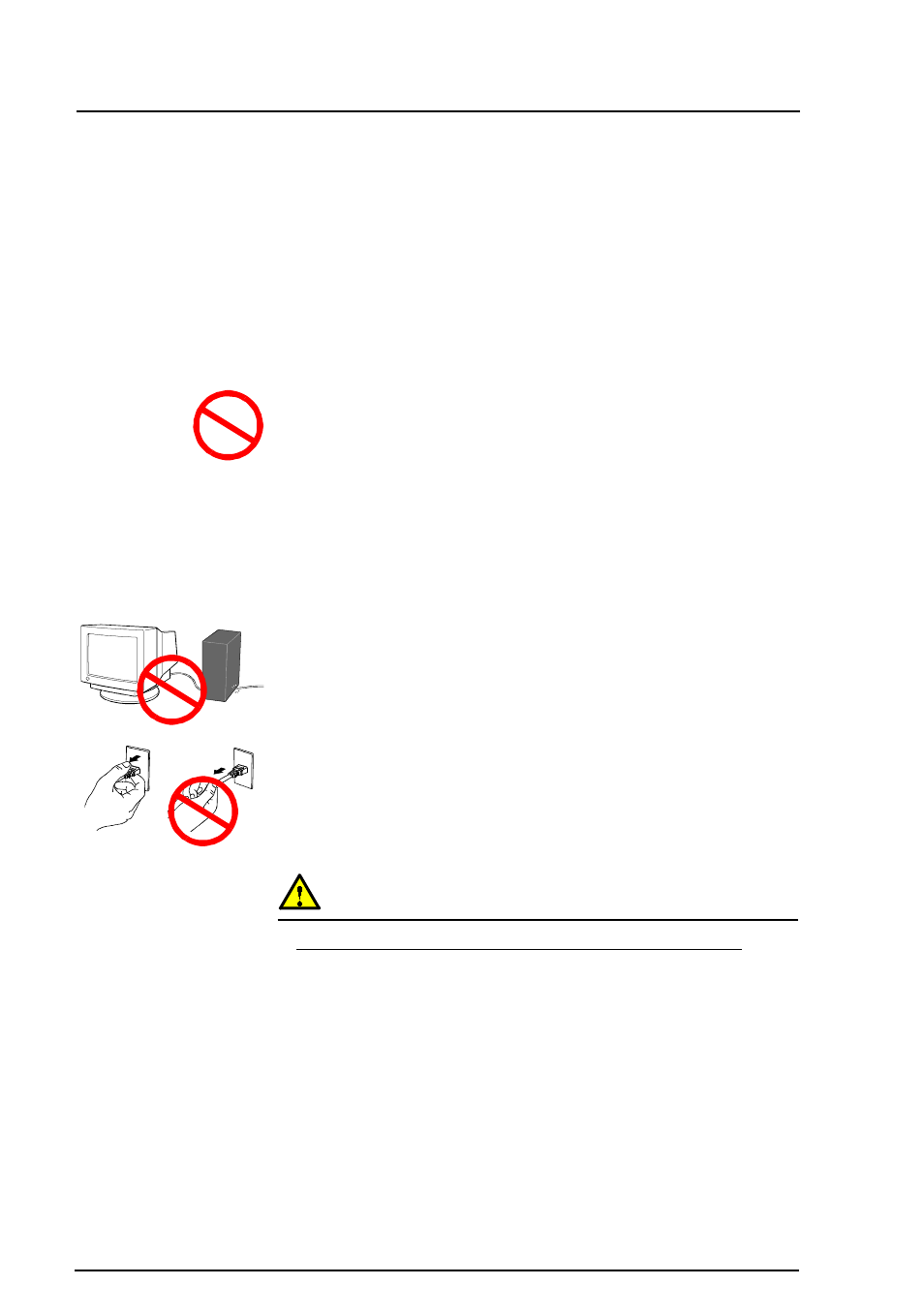 Caution | Eizo TX D7 User Manual | Page 6 / 58