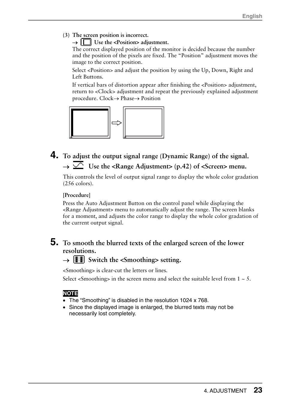 Eizo FlexScan L353T-C User Manual | Page 23 / 47