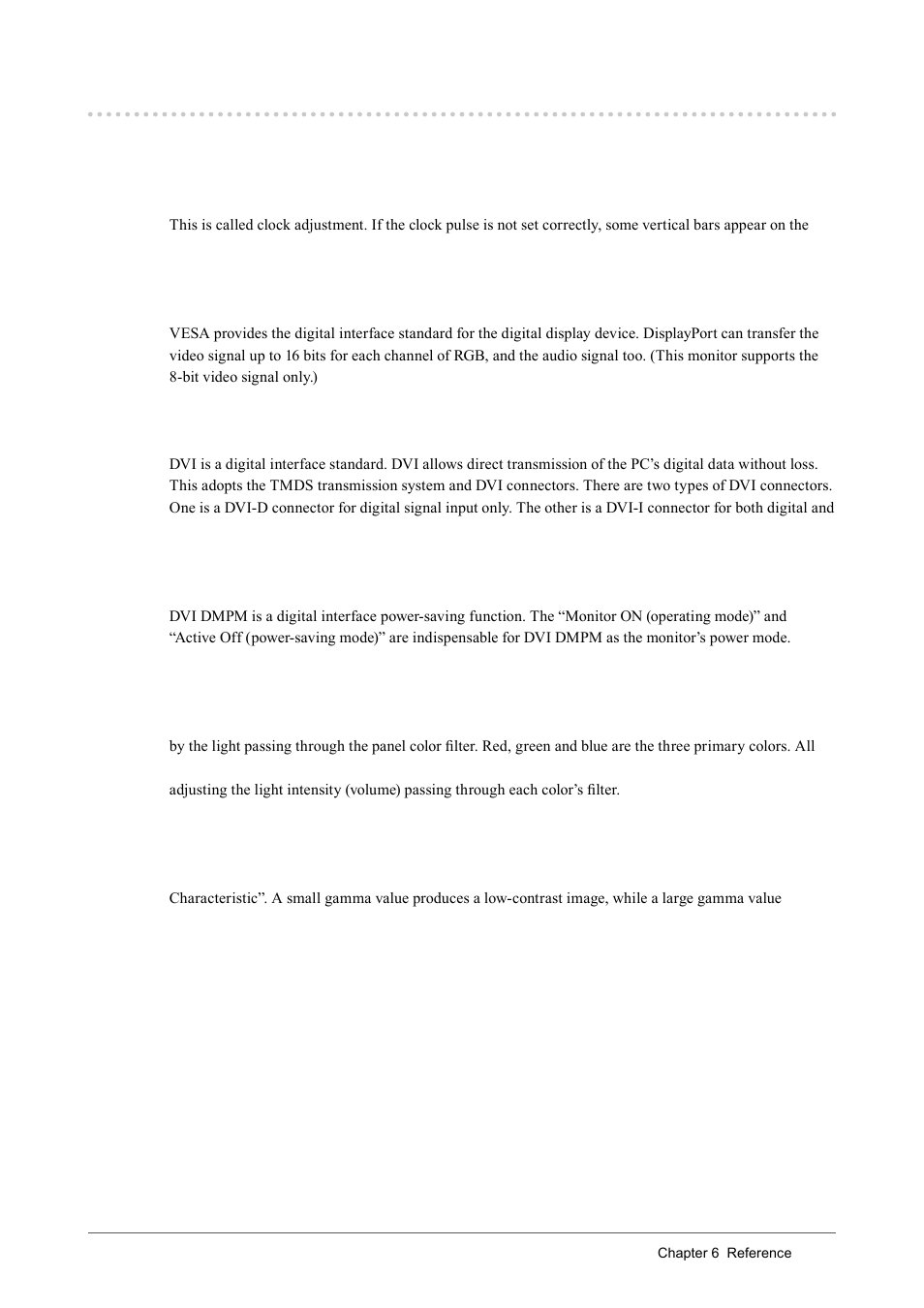 6. glossary | Eizo CG243W User Manual | Page 45 / 52