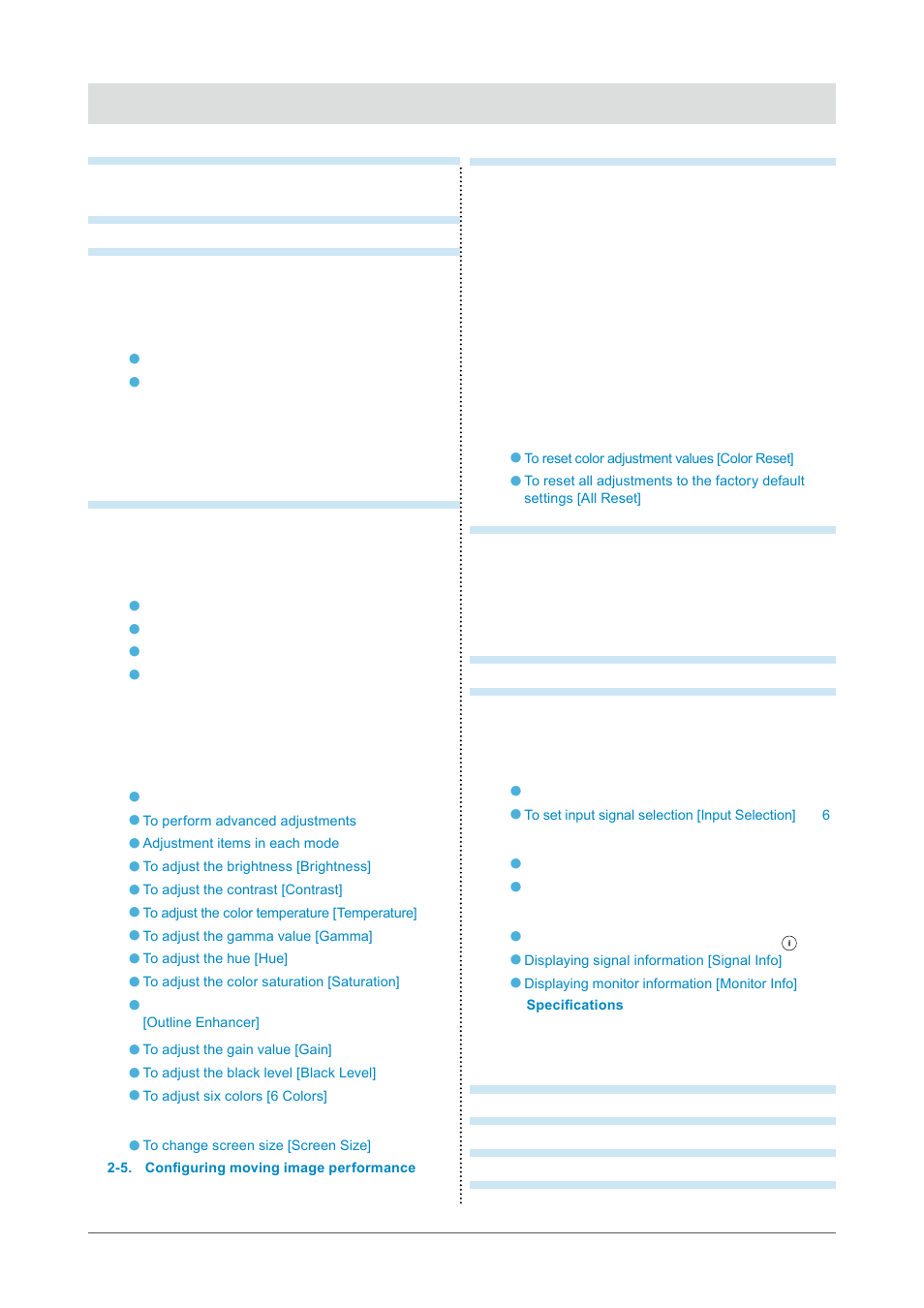 Eizo CG243W User Manual | Page 5 / 52