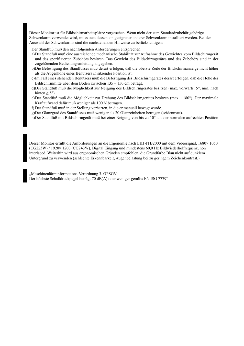Hinweisehinweise zur auswahl des richtigen | Eizo CG243W User Manual | Page 50 / 52