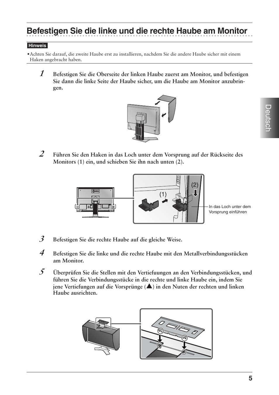 Deutsch | Eizo ColorEdge CG241W User Manual | Page 15 / 36