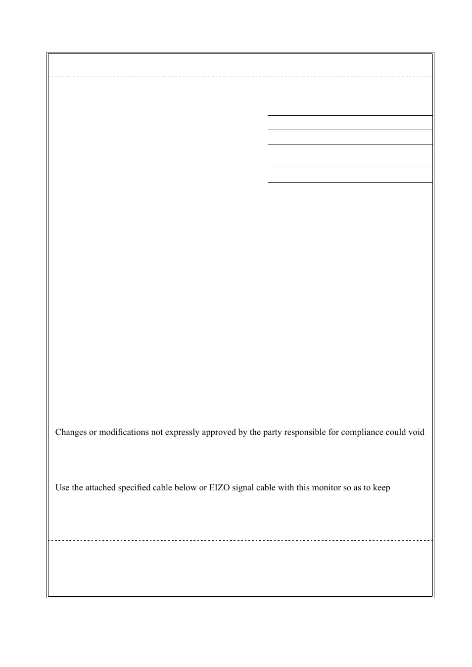 Fcc declaration of conformity, Canadian notice | Eizo RADIFORCE RX211 User Manual | Page 2 / 53