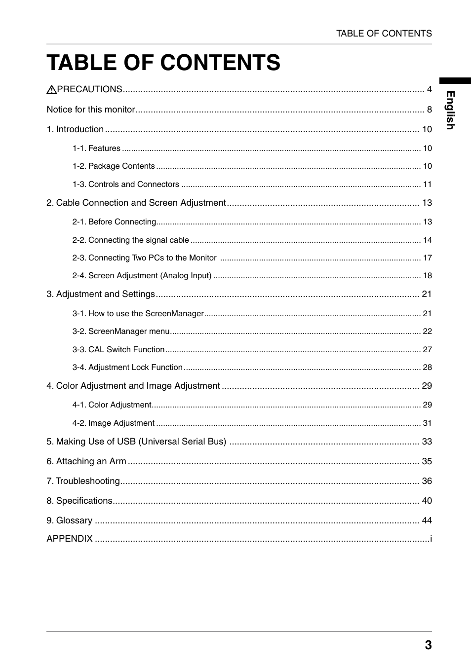 Eizo RADIFORCE RX211 User Manual | Page 5 / 53