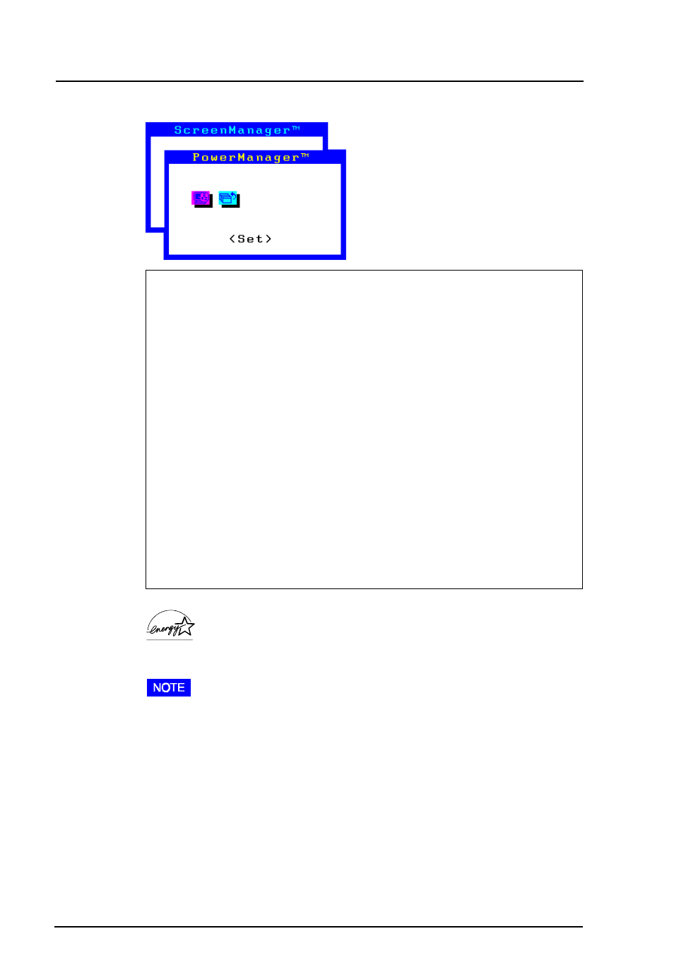 4 power-save setup, Powermanager menu, 4 power-save setup - powermanager menu | Eizo T960 User Manual | Page 30 / 59