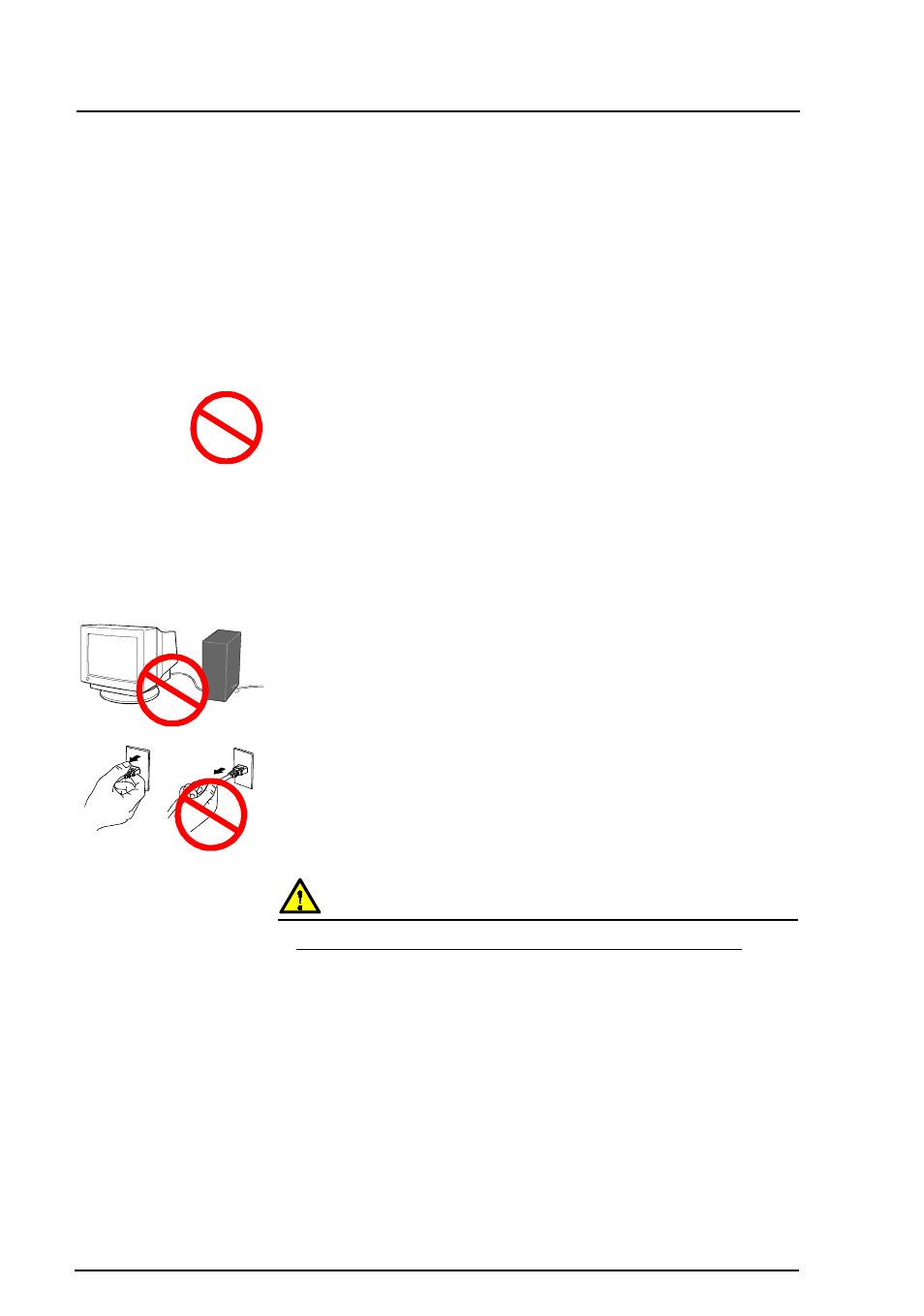 Caution | Eizo T960 User Manual | Page 6 / 59