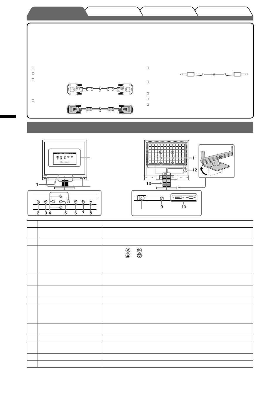 Commandes et fonctions, Français | Eizo FlexScan M1900 User Manual | Page 16 / 60