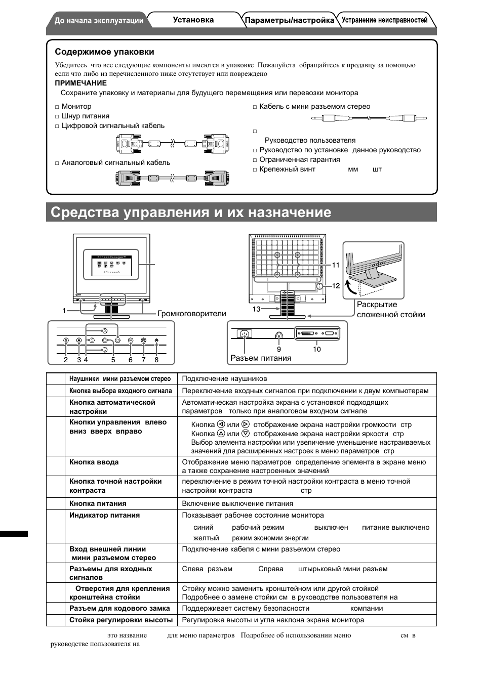 Средства управления и их назначение, Russia | Eizo FlexScan M1900 User Manual | Page 46 / 60