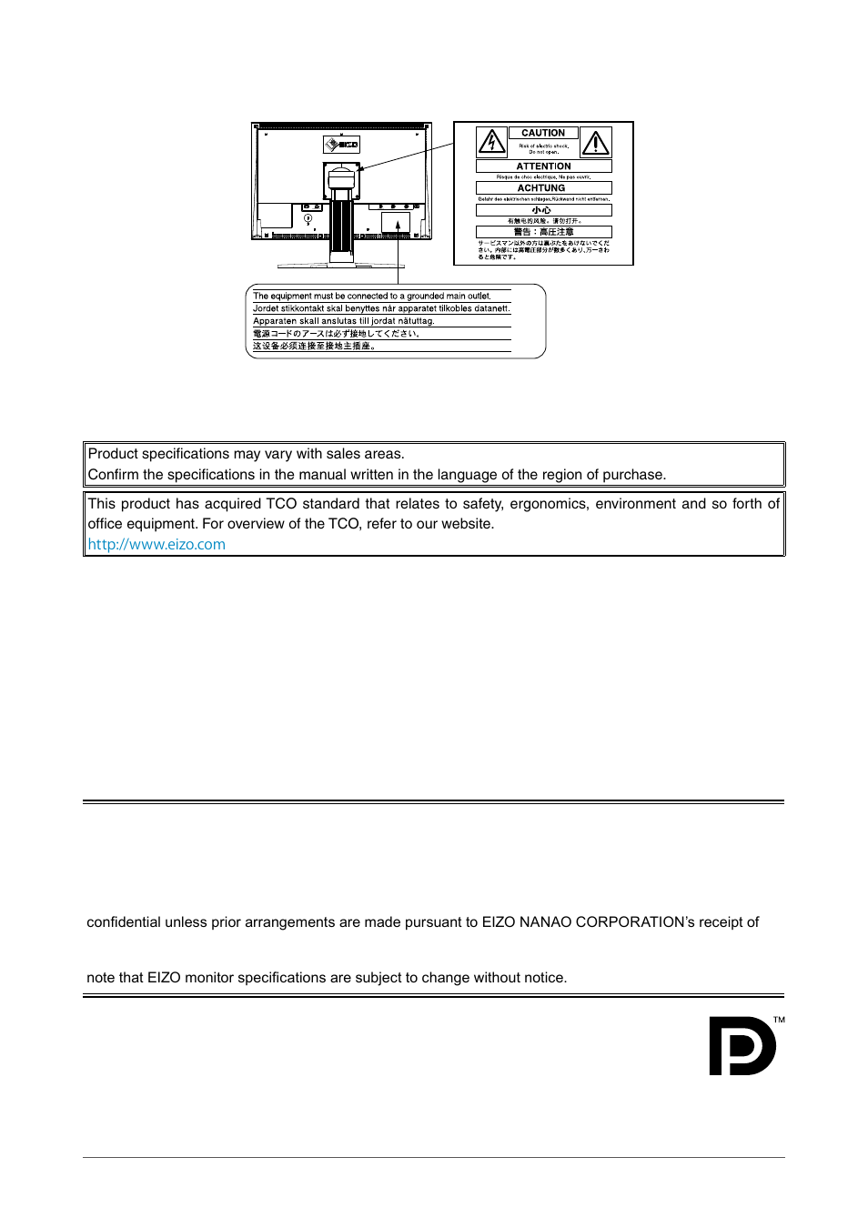 Eizo COLOREDGE CG243W User Manual | Page 2 / 49