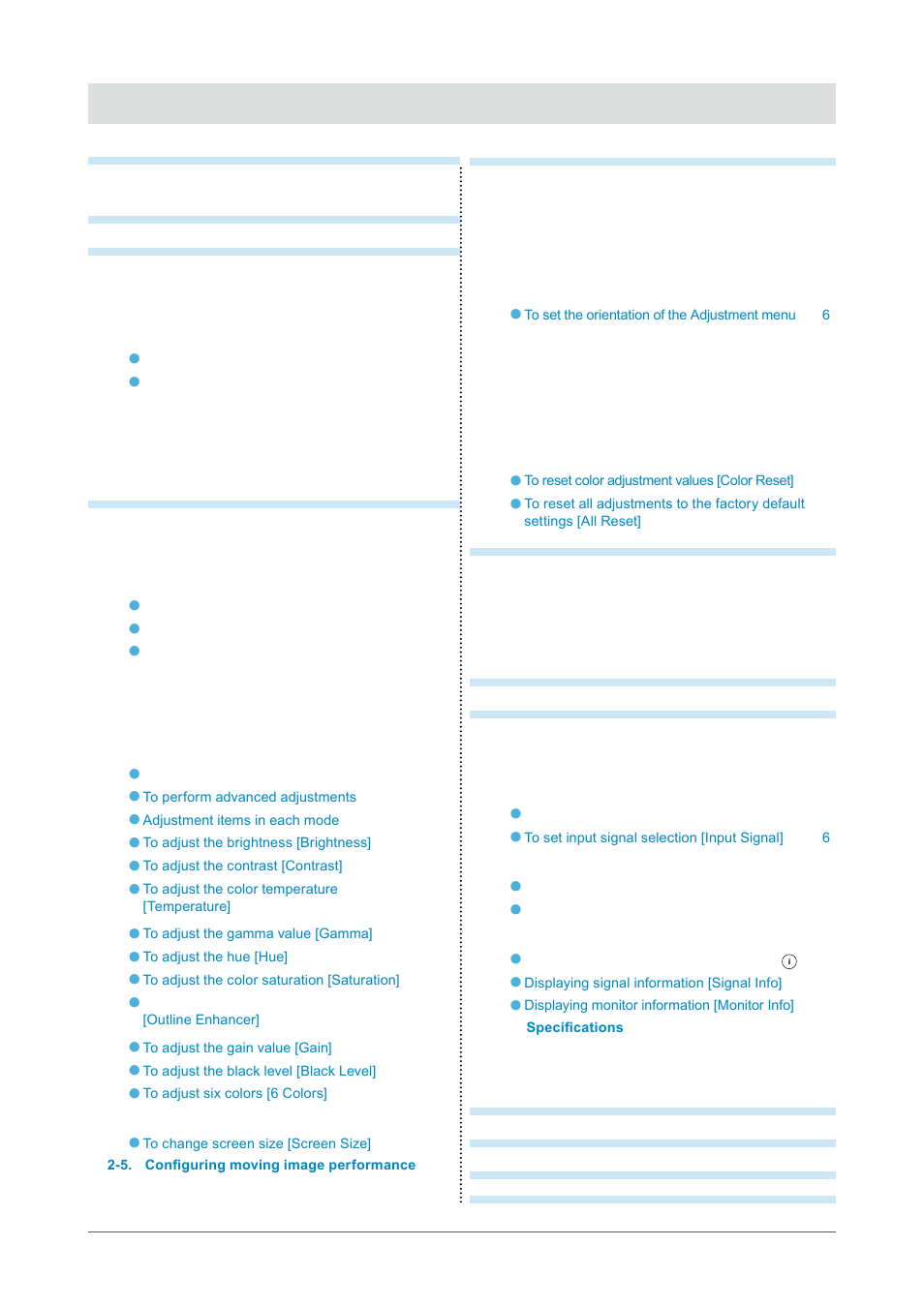 Eizo COLOREDGE CG243W User Manual | Page 5 / 49